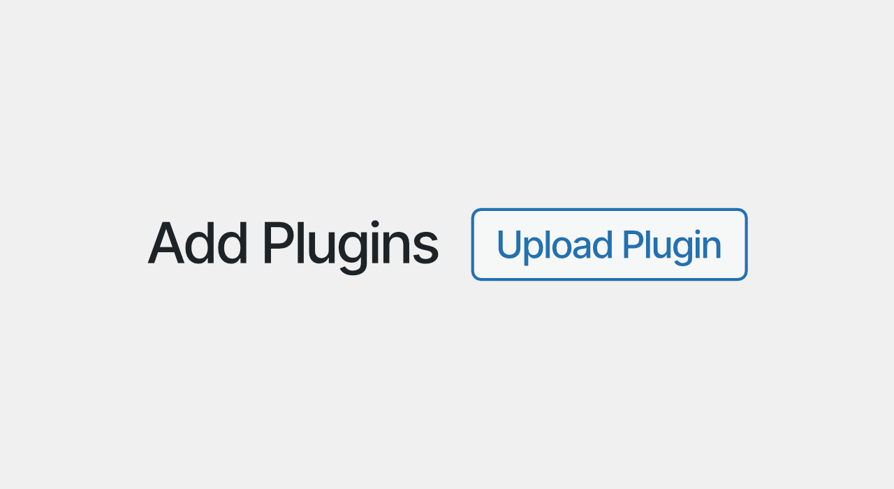 Install A WordPress Plugin From A Zip File