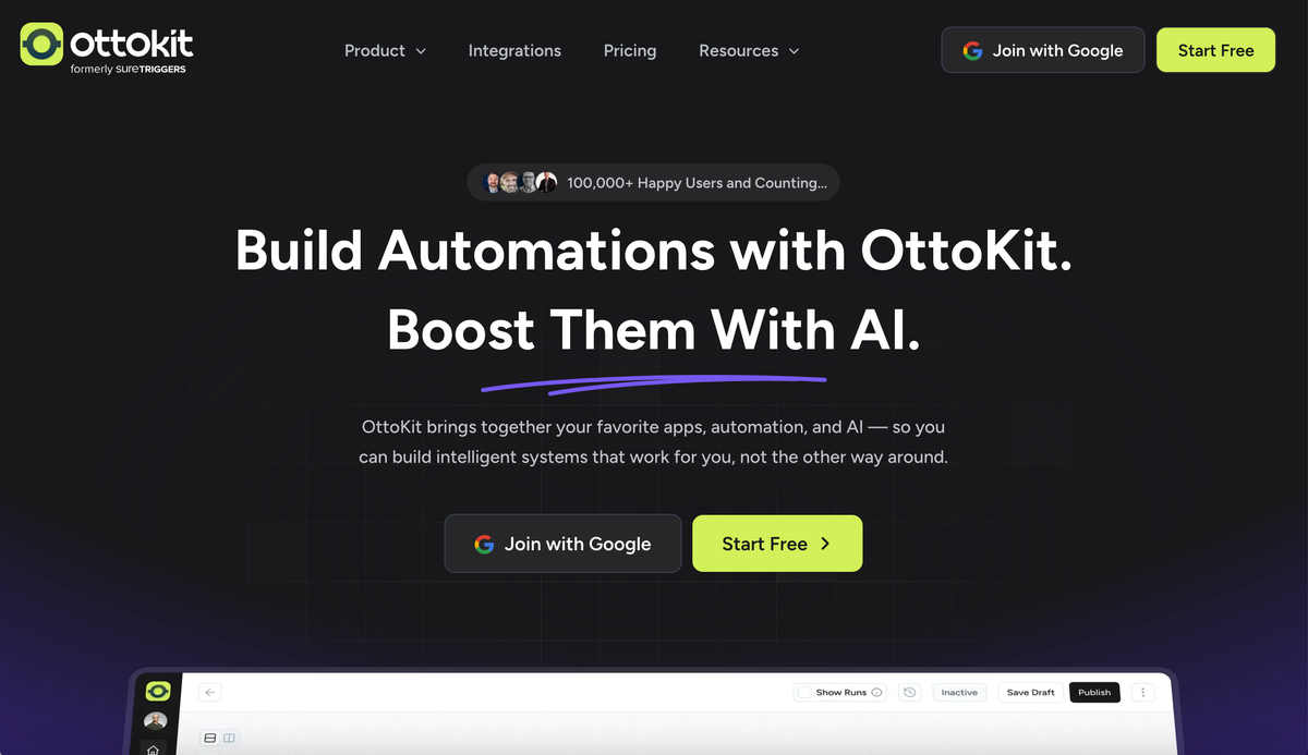 OttoKit: Best Zapier Alternatives For WordPress