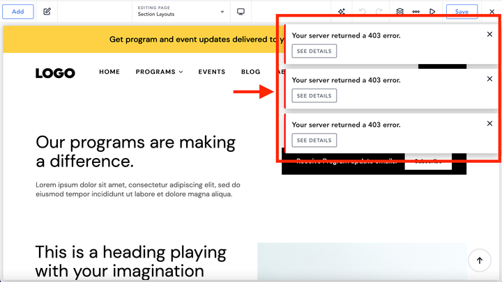 Fix 403 Errors That Appear In Breakdance