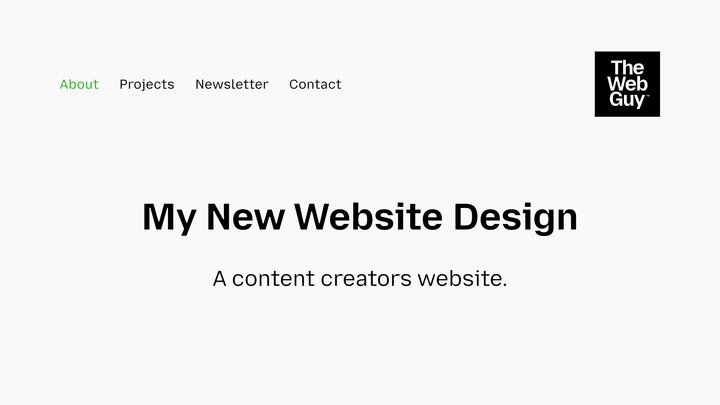 I Just Finished Redesigning My Website